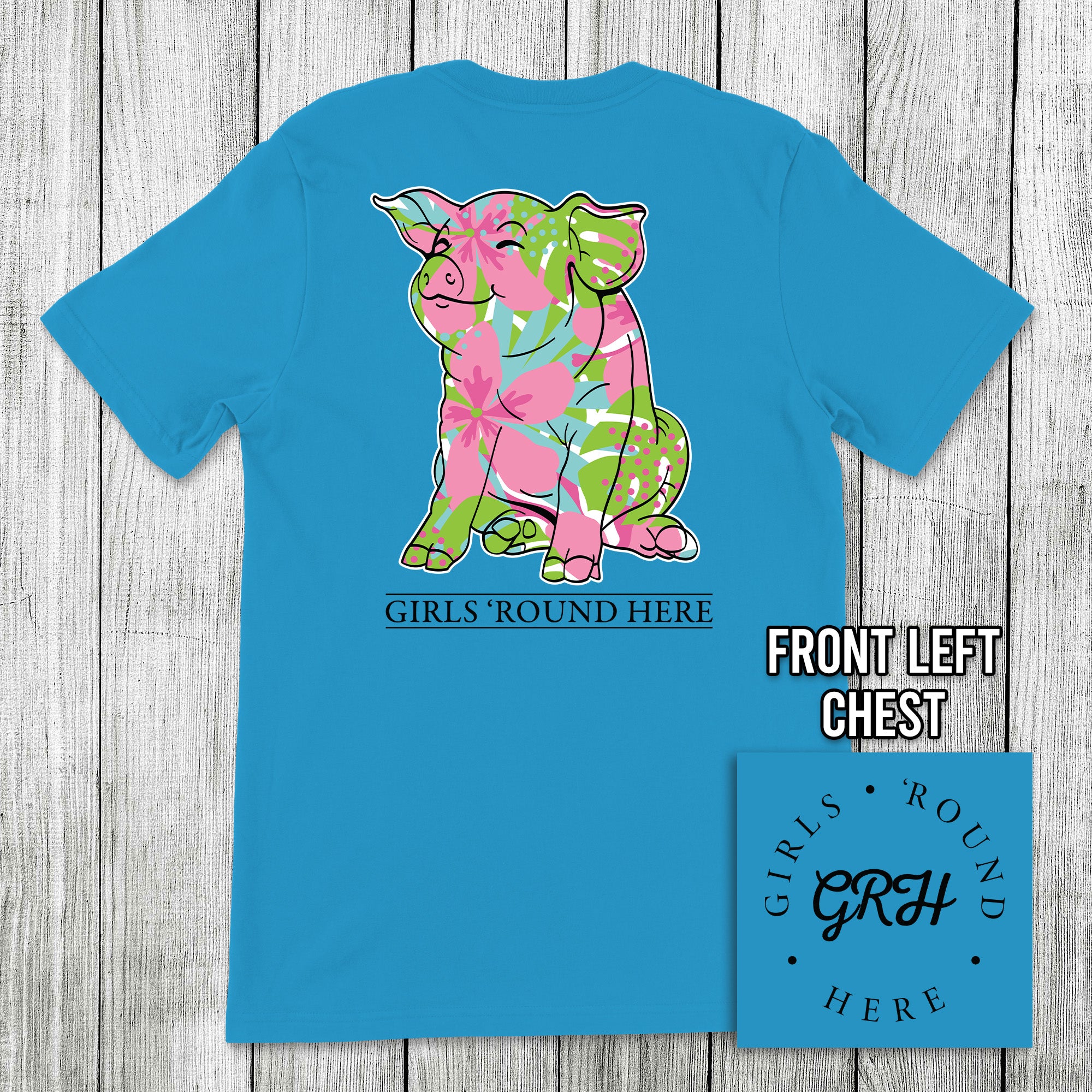 Girls 'Round Here Floral Oinker Girls Round Here