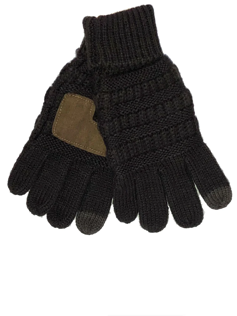C.C. Brand Youth Brown Gloves