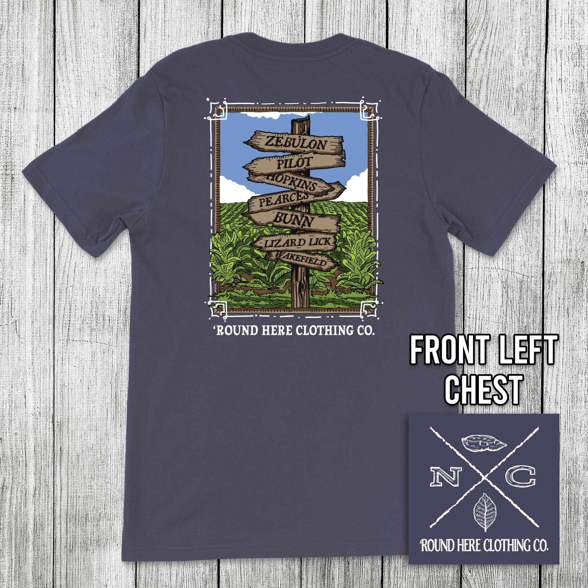 Round Here Clothing Tobacco Crossroads Zebulon Girls Round Here