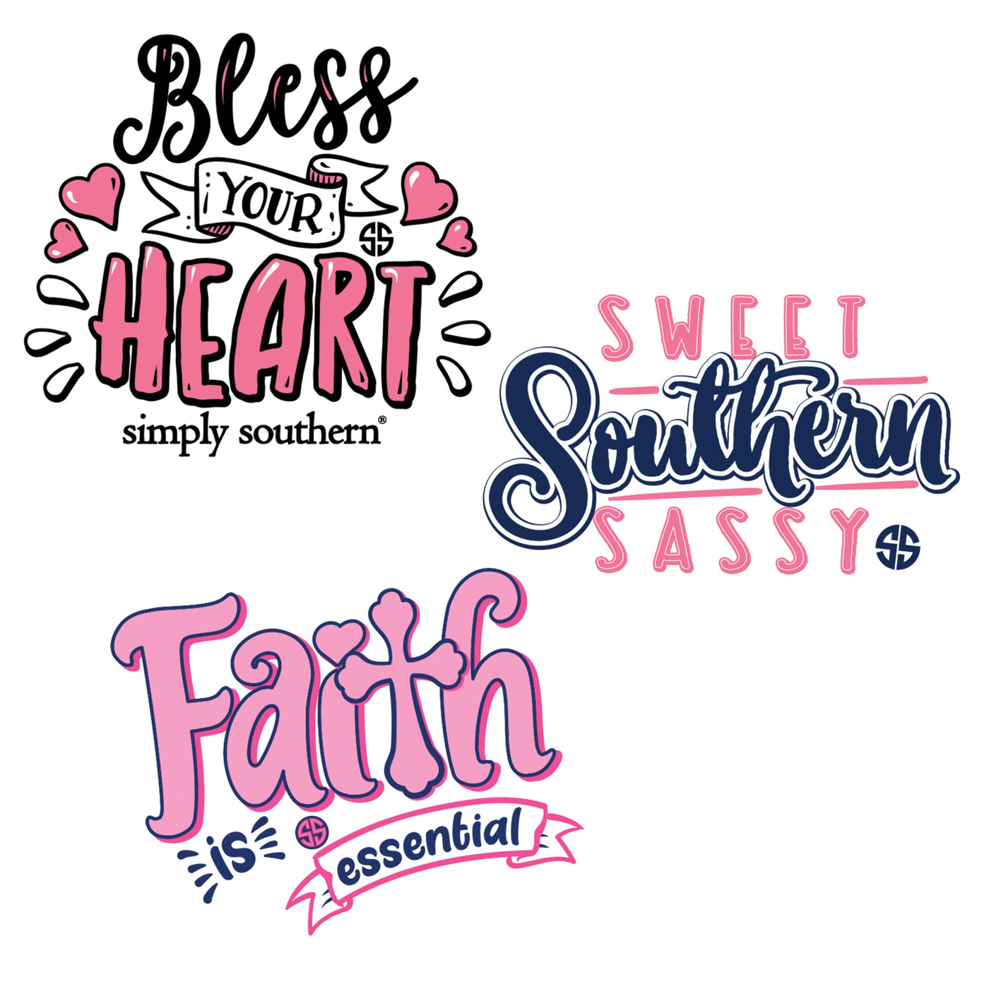 Simply Southern Spring 2021 Stickers (3 Pack)
