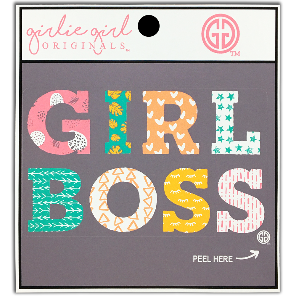 Girlie Girl Originals Girl Boss Decal/Sticker