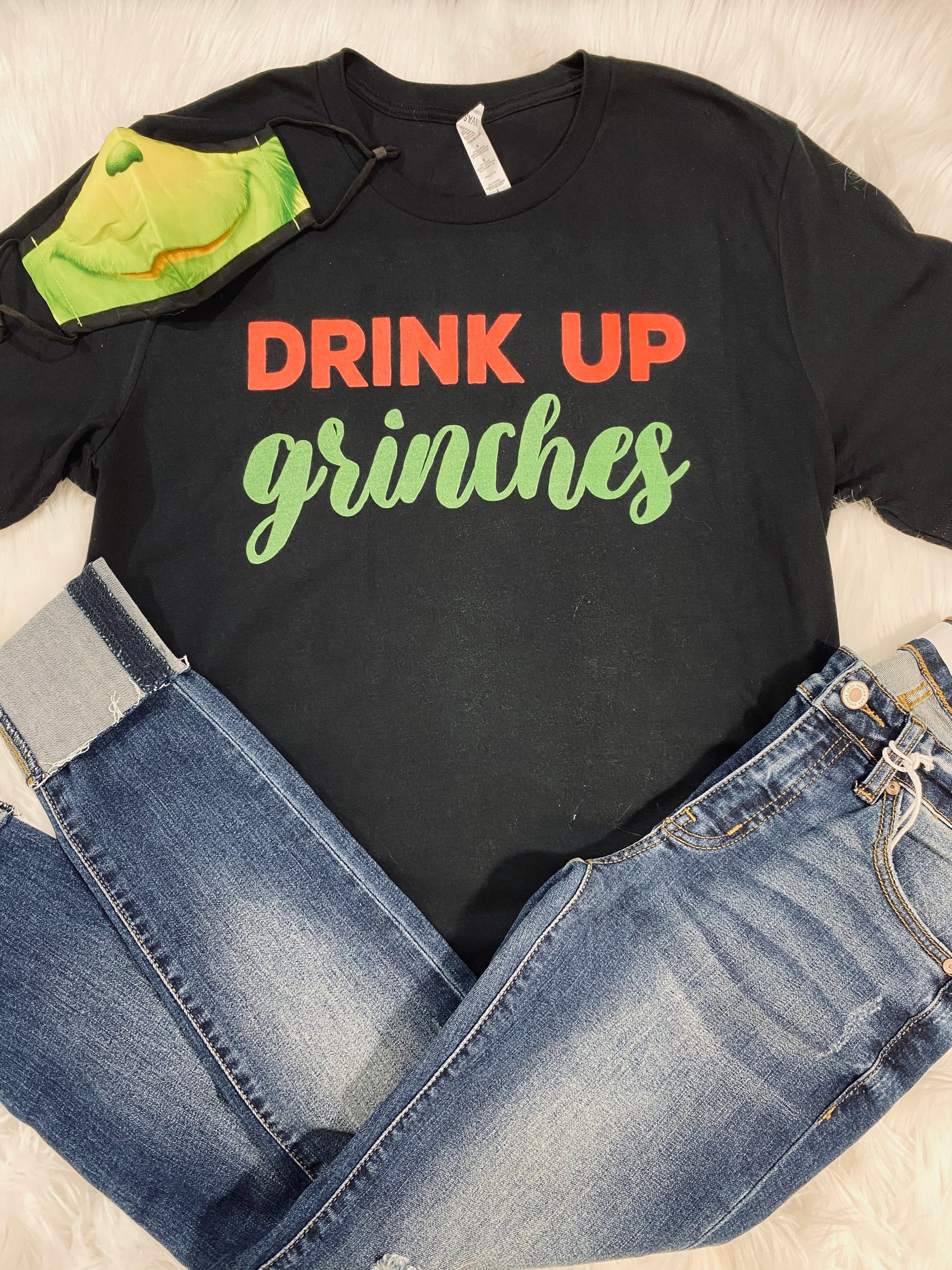 Daydream Tees Drink Up Grinches Black
