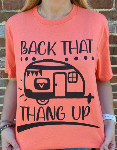 Daydream Tees Back That Thang Up Camper Coral