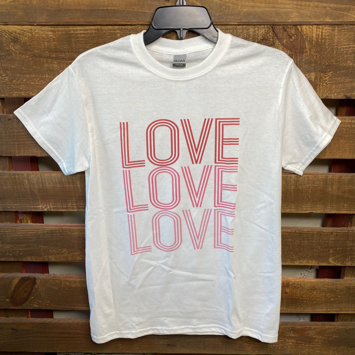 Daydream Tees Love Tricolor White