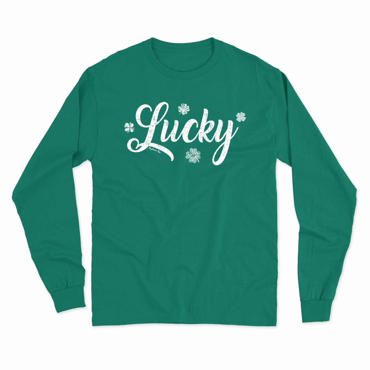 Daydream Tees Lucky Kelly Green LS