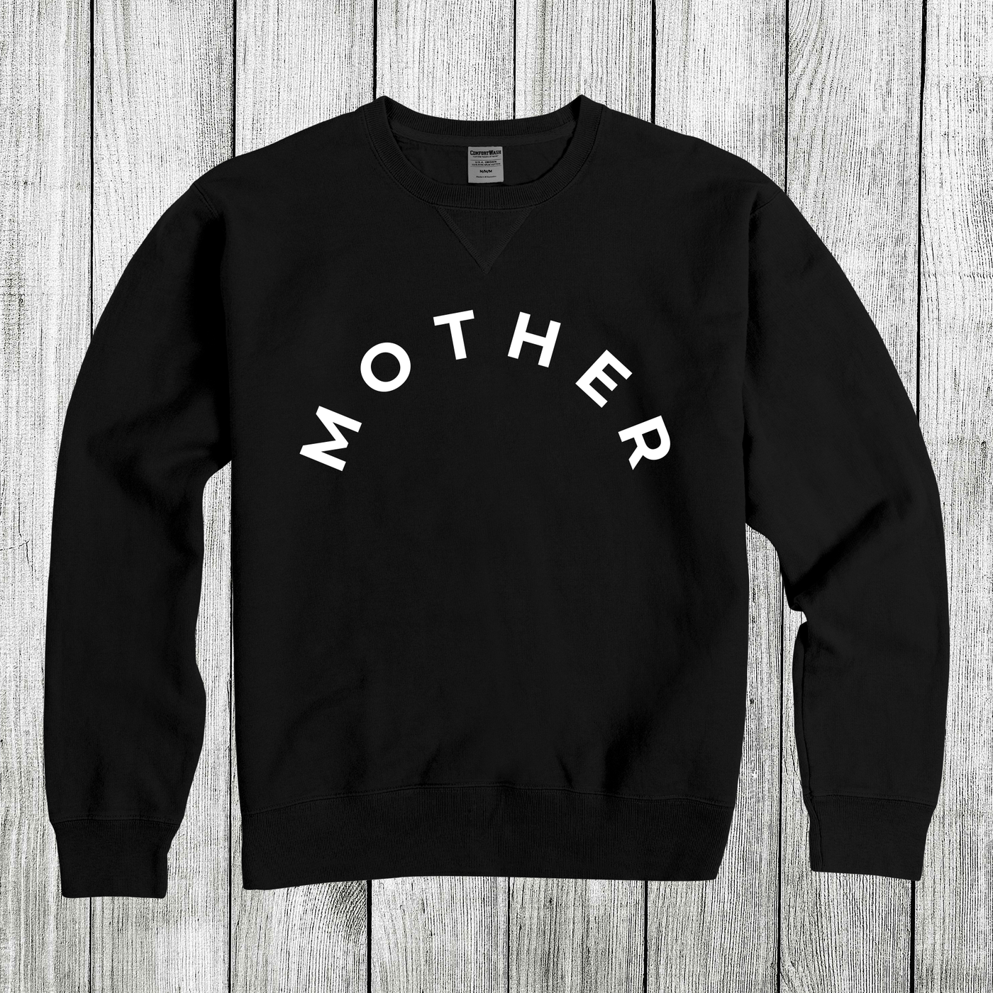 Daydream Tees Mother Sweatshirt Black