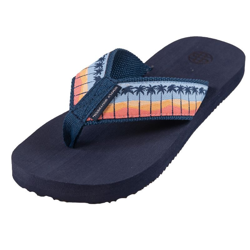 Simply Southern Woven Flip Flop Tropical