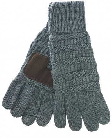 C.C Light Melange Grey Gloves