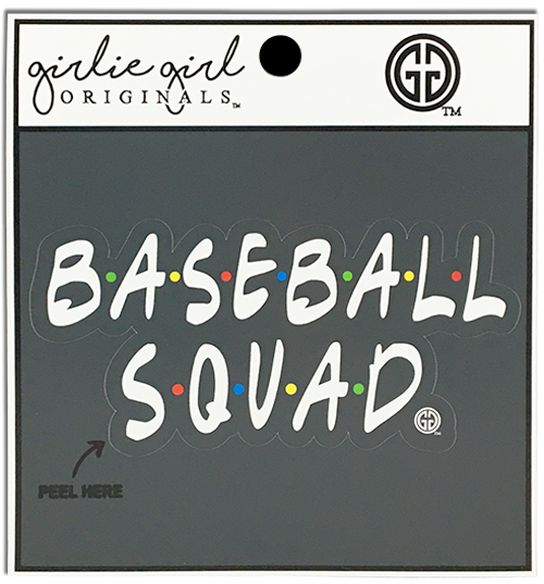 Girlie Girl Originals Baseball Squad Decal