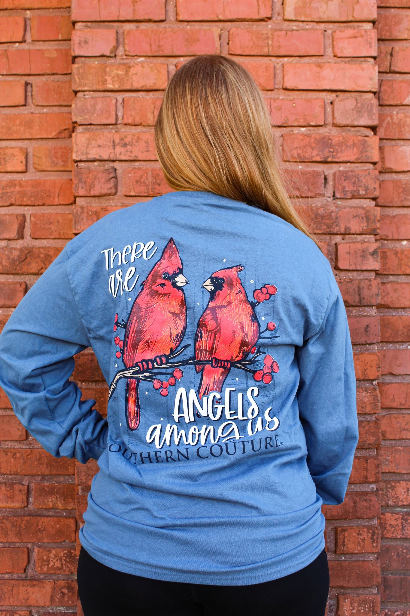 Southern Couture Angels Among Us Indigo Blue LS