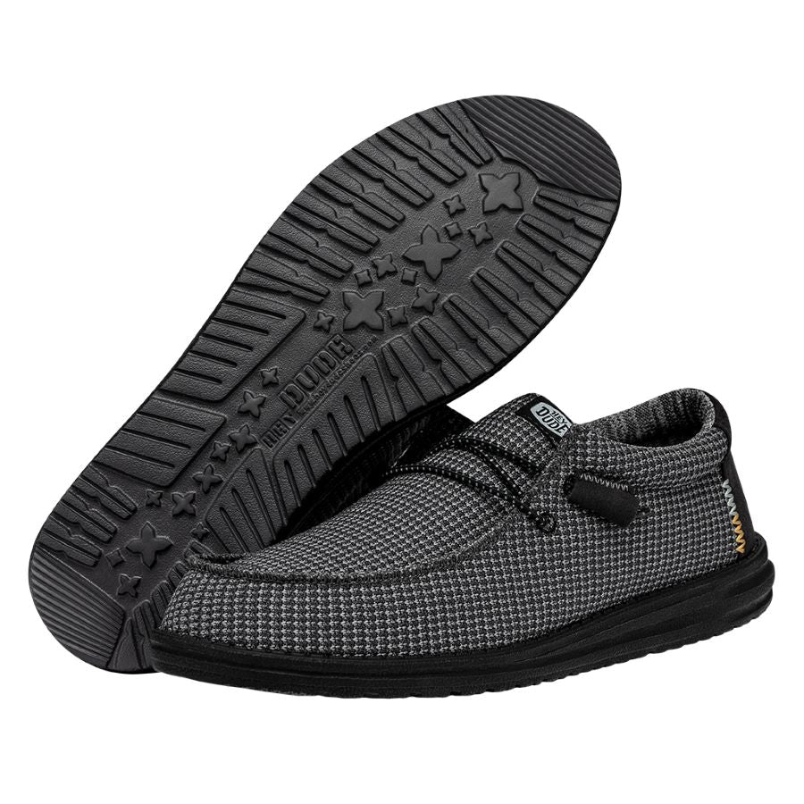 Hey Dude Wally Sport Mesh Charcoal Shoes