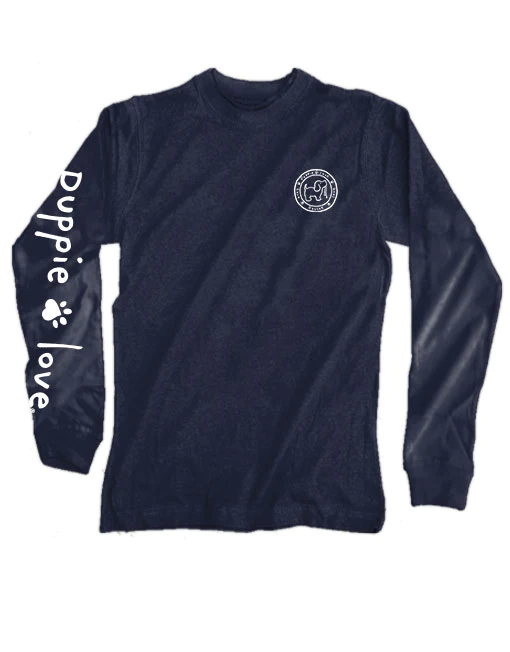 Puppie Love Small Town Girl Navy LS