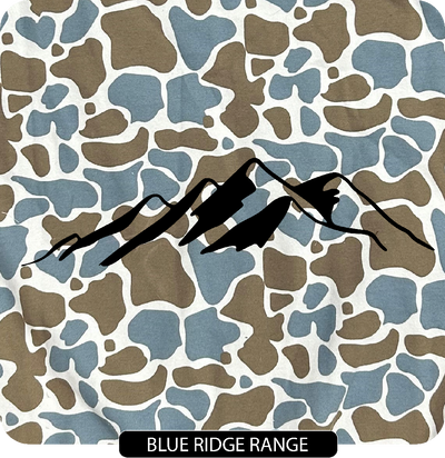 101 Blue Camo Hoodie - Embroidered Left Chest