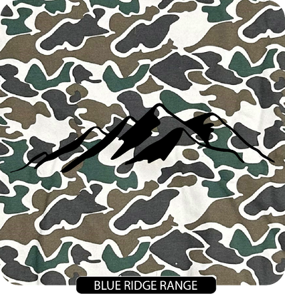 102 Brown Camo Crew - Embroidered Left Chest