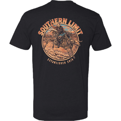 Southern Limit Skull Bull Rider Black SS