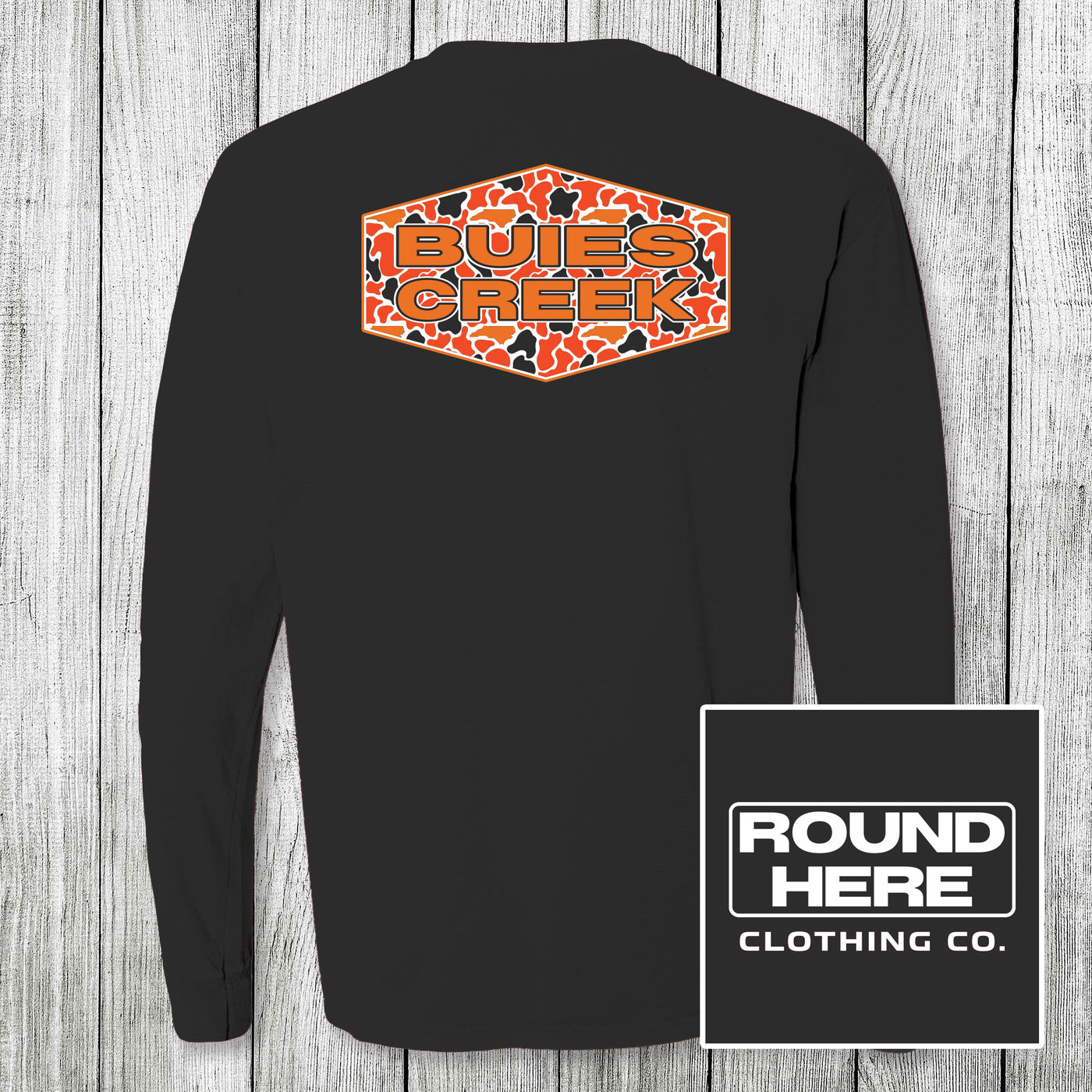 'Round Here Clothing Buies Creek Camo Black
