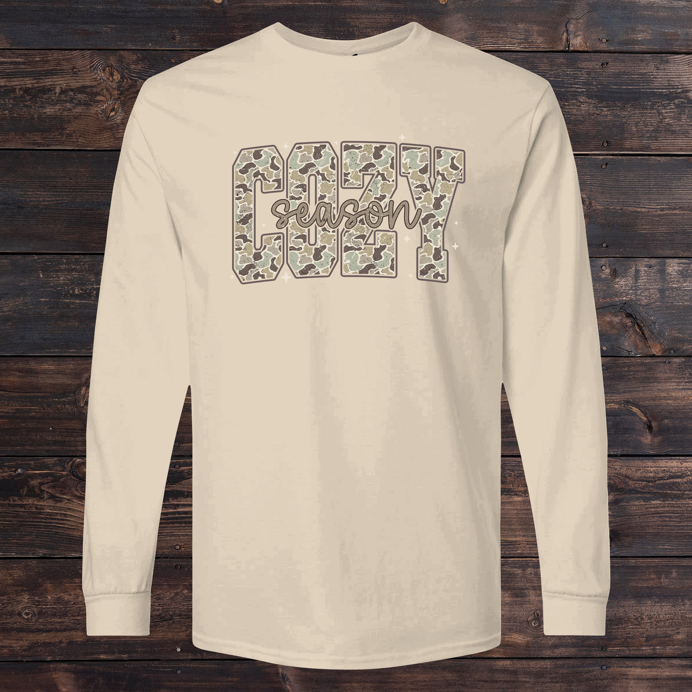 Daydream Tees Camo Cozy Season