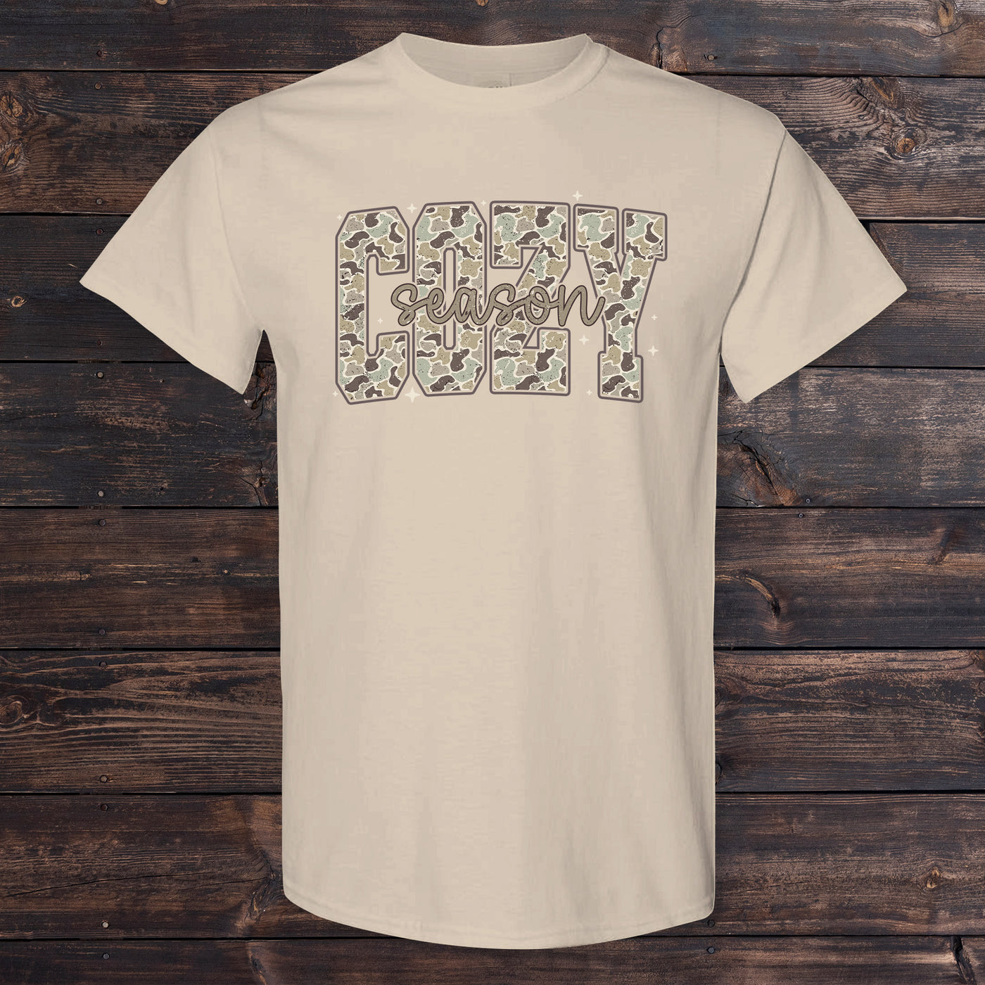 Daydream Tees Camo Cozy Season