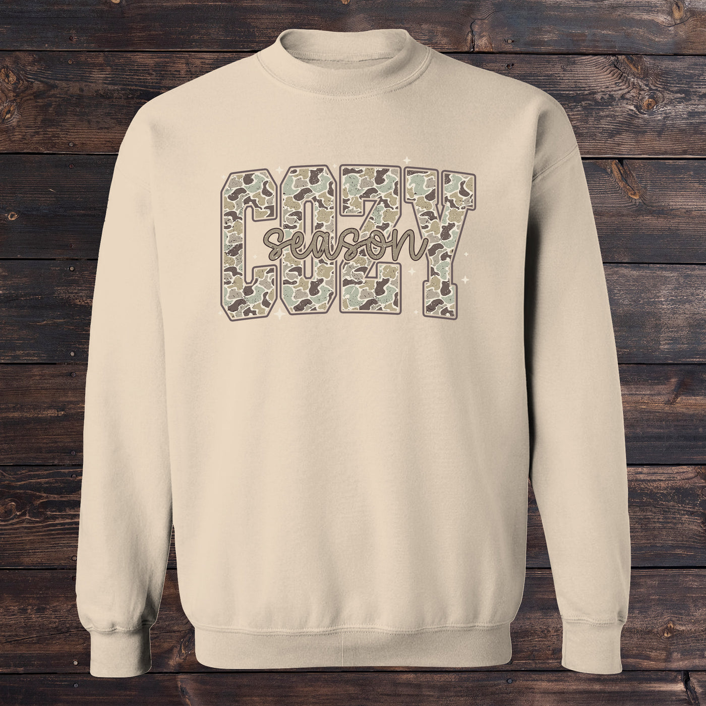 Daydream Tees Camo Cozy Season
