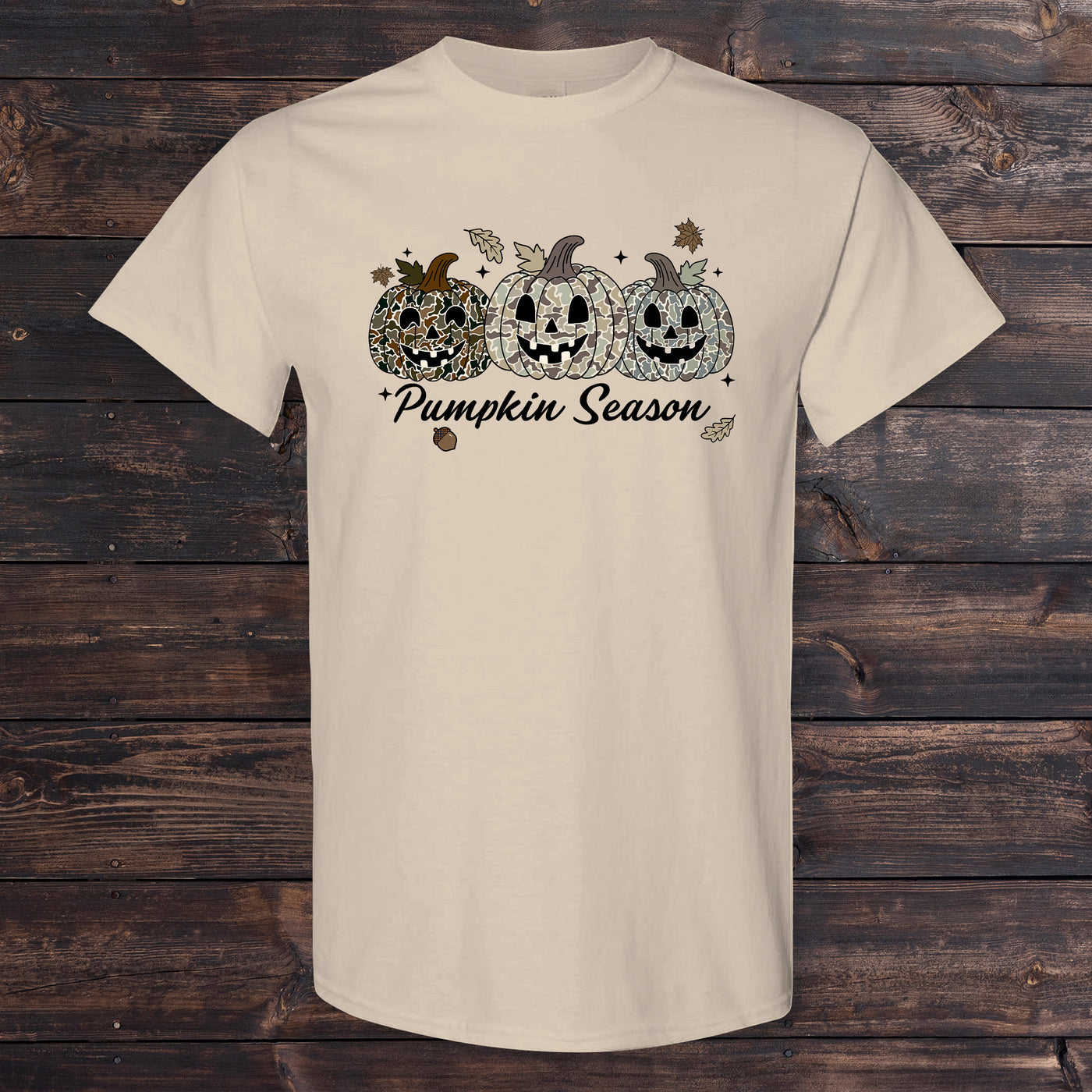 Daydream Tees Camo Pumpkin Season