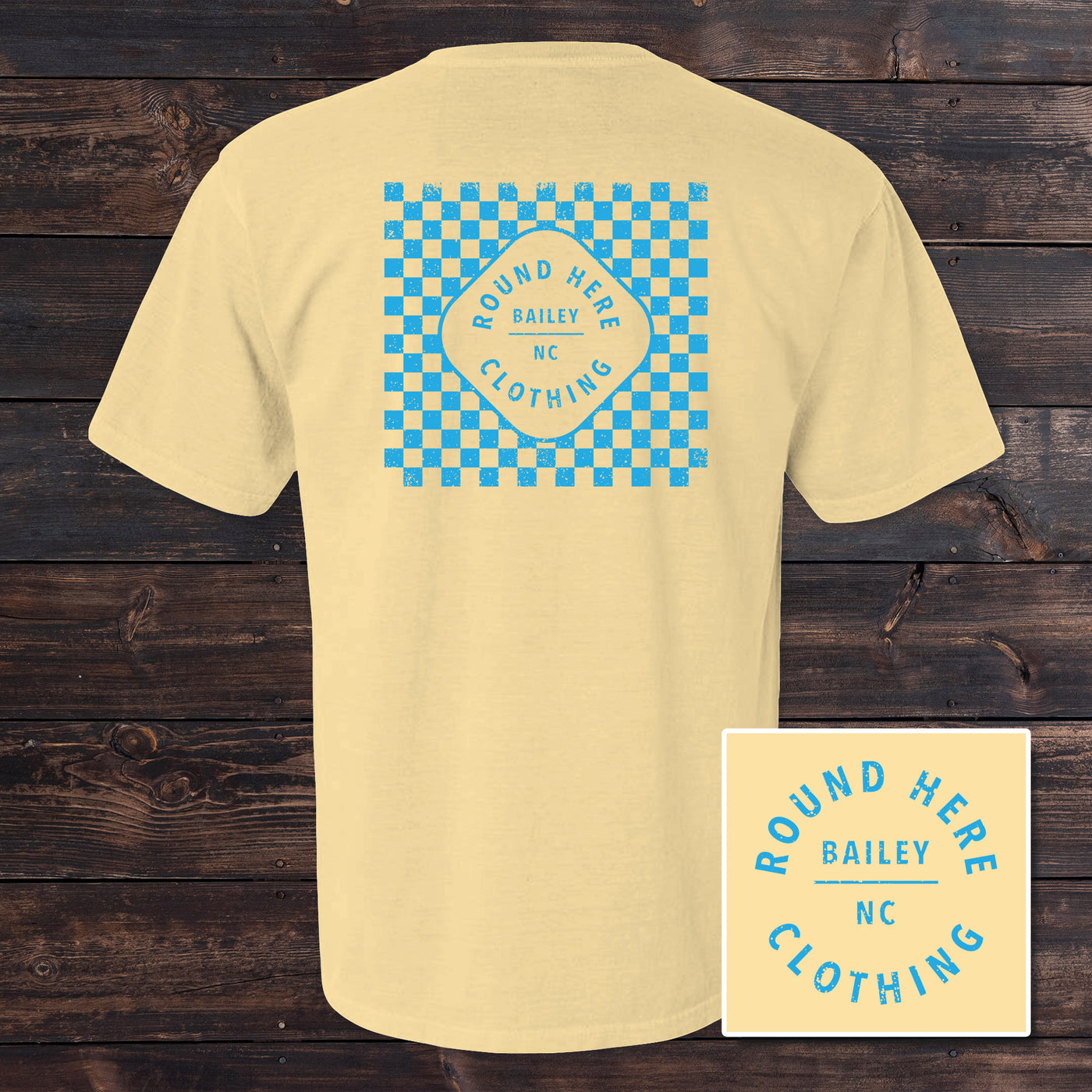 'Round Here Clothing Checkered Vintage