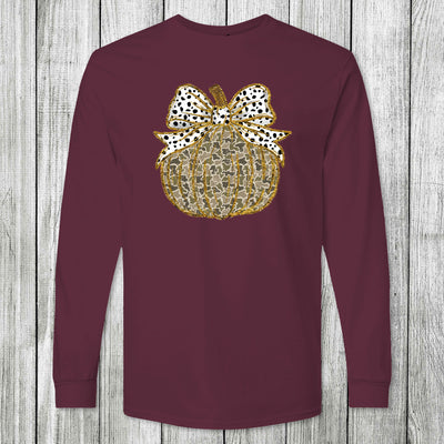 Daydream Tees Cow Camo Pumpkin