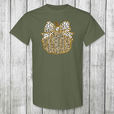 Daydream Tees Cow Camo Pumpkin