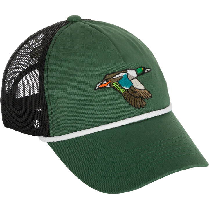 Drake Retro Duck Patch Shoveler Hat Green/Black