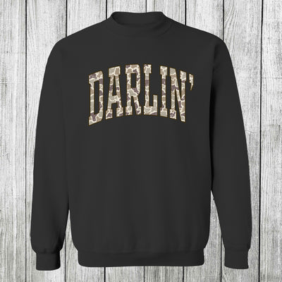 Daydream Tees Darlin' Camo Arch Black