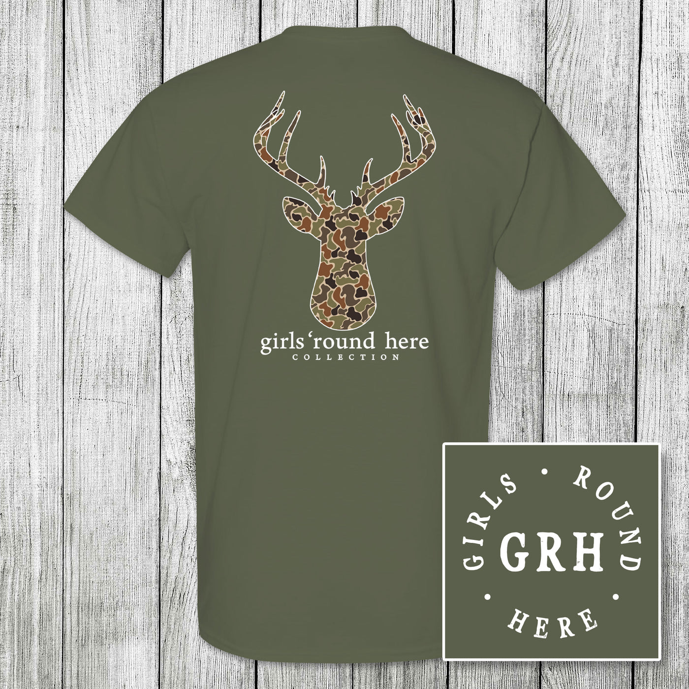 Girls 'Round Here Duck Camo Buck