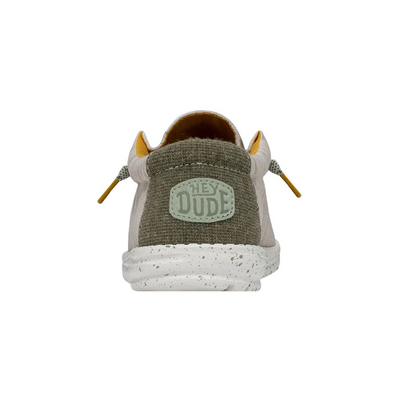 Hey Dude Wally Jersey Taupe Shoes