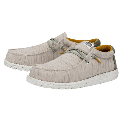 Hey Dude Wally Jersey Taupe Shoes