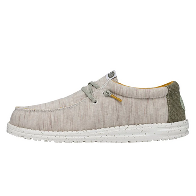 Hey Dude Wally Jersey Taupe Shoes