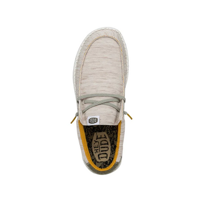 Hey Dude Wally Jersey Taupe Shoes