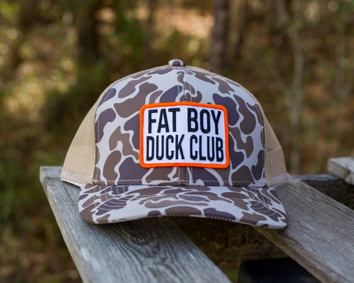 Fat Boy Duck Club Patch Brown OSC/Khaki