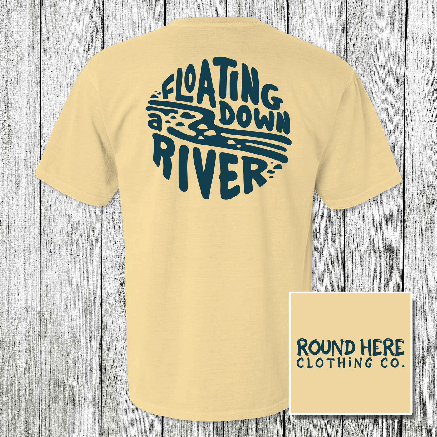 'Round Here Clothing Floating Down a River