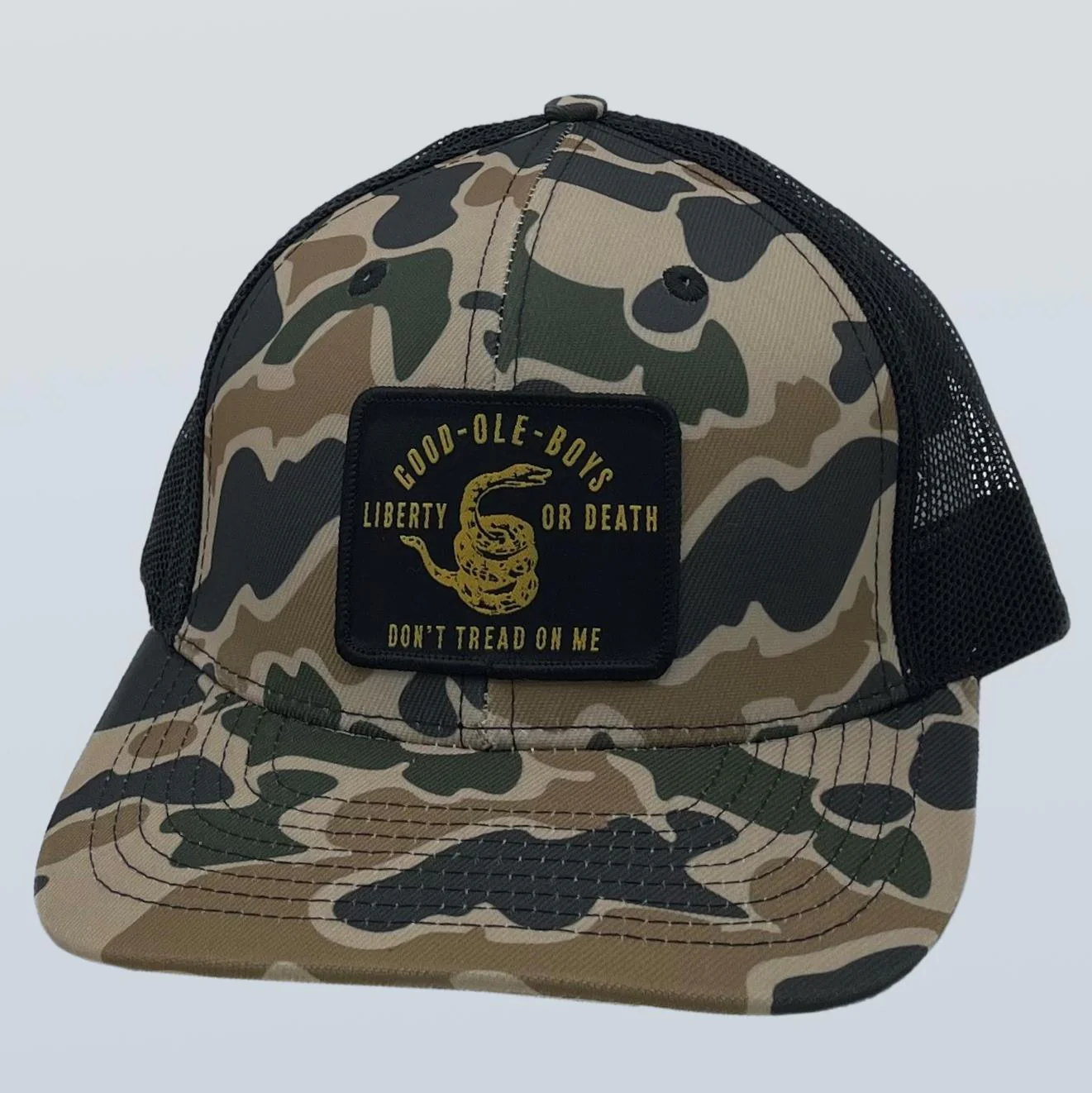 Low Country Comfort Co. DTOM Patch Old School Camo/Black Hat