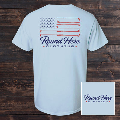 'Round Here Clothing Golf Flag