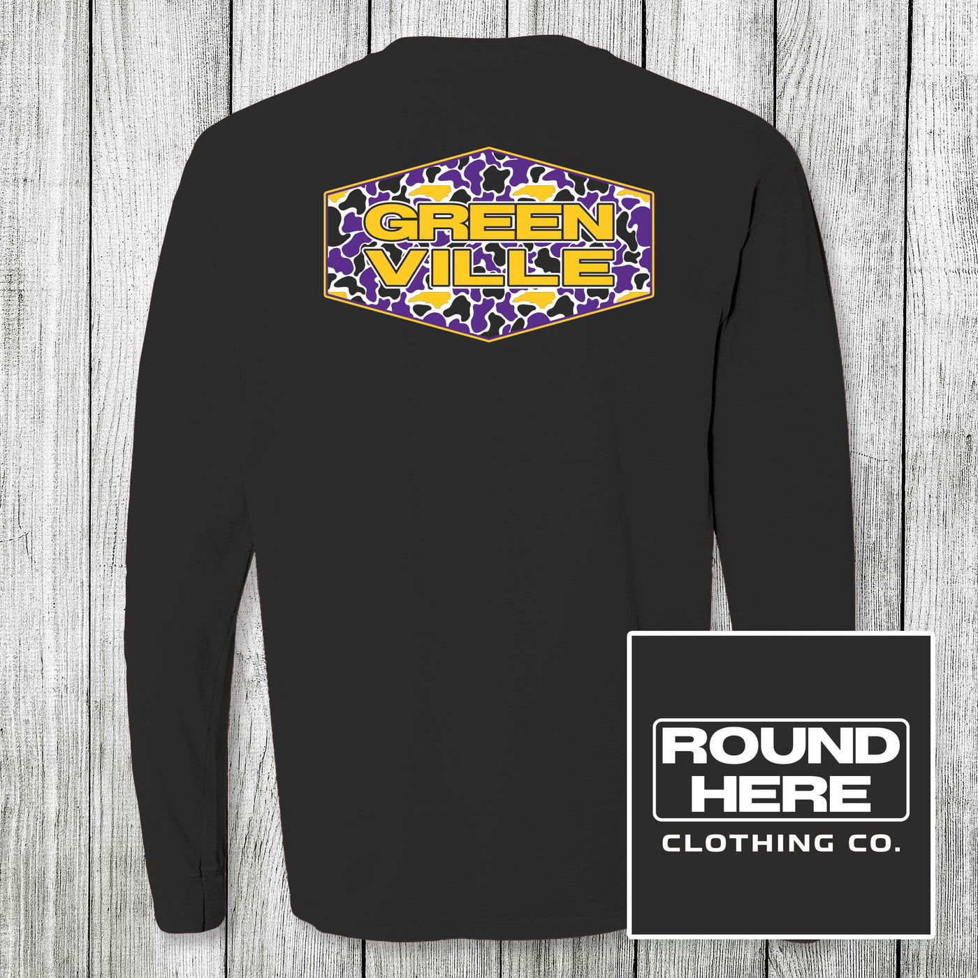 'Round Here Clothing Greenville Camo Black