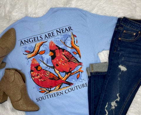 Southern Couture Angels Are Near Light Blue SS