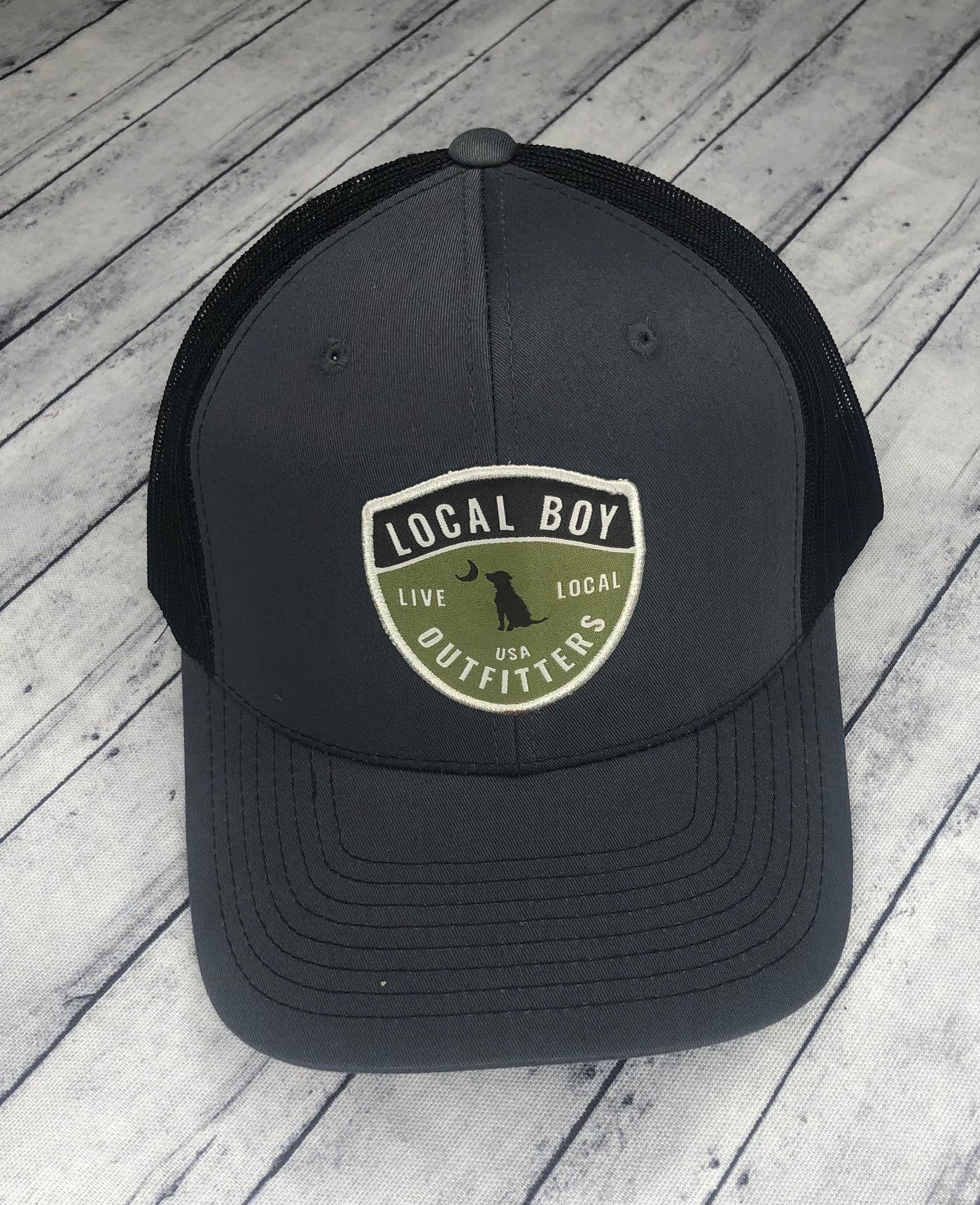 Local Boy Outfitters I-13 Trucker Hat Charcoal/Black