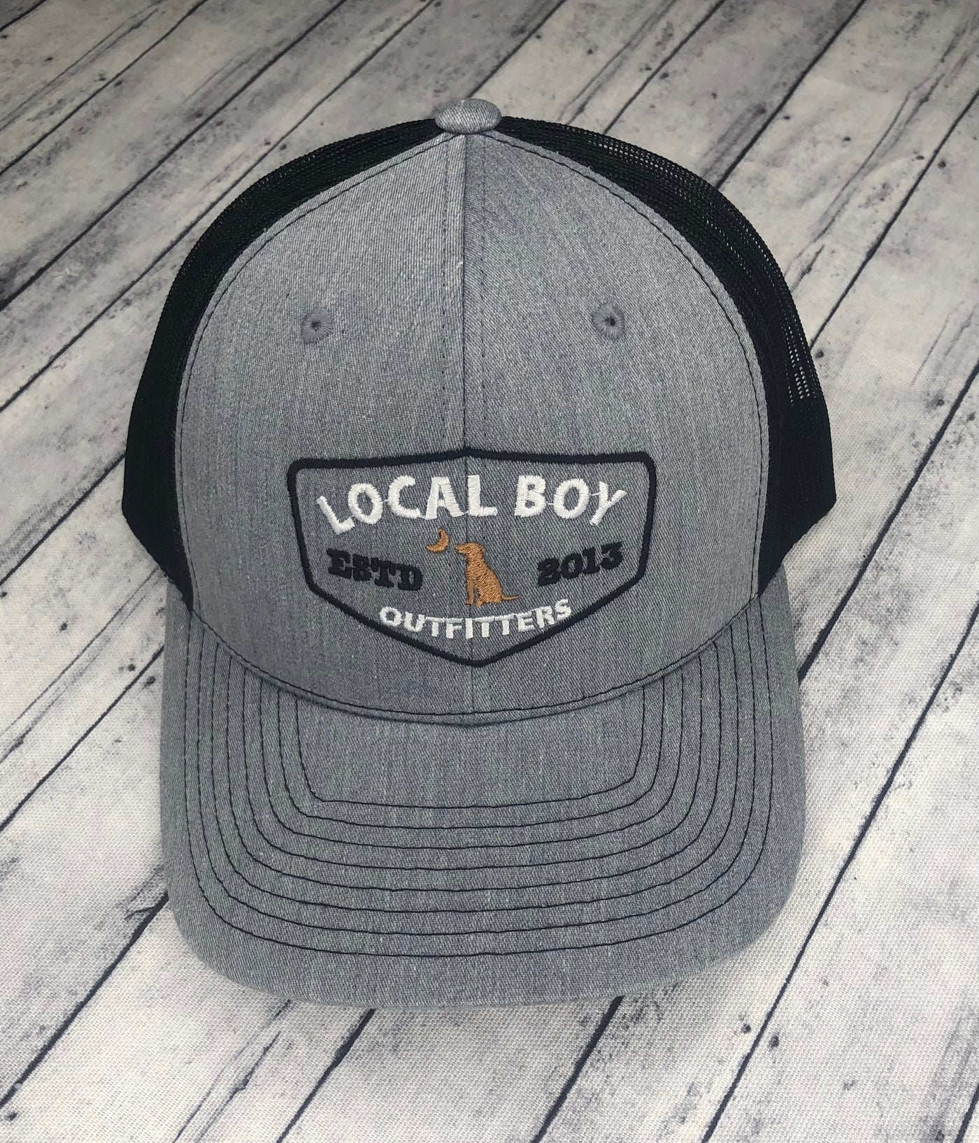 Local Boy Outfitters Dugout Trucker Hat Heather/Black