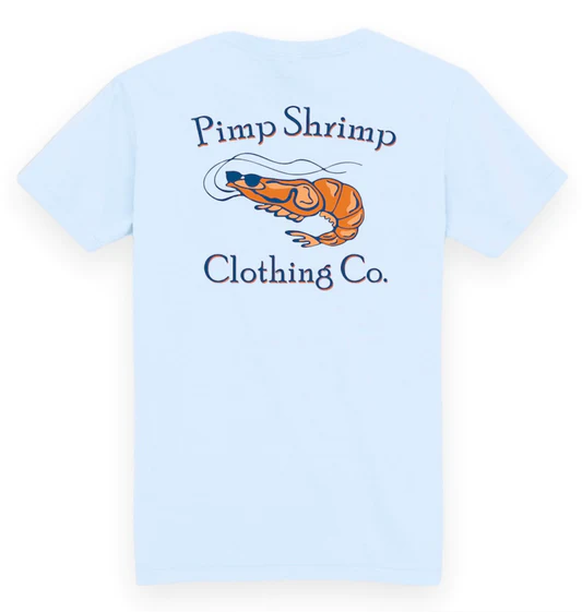 Pimp Shrimp Clothing Co. Original Logo Chambray YOUTH