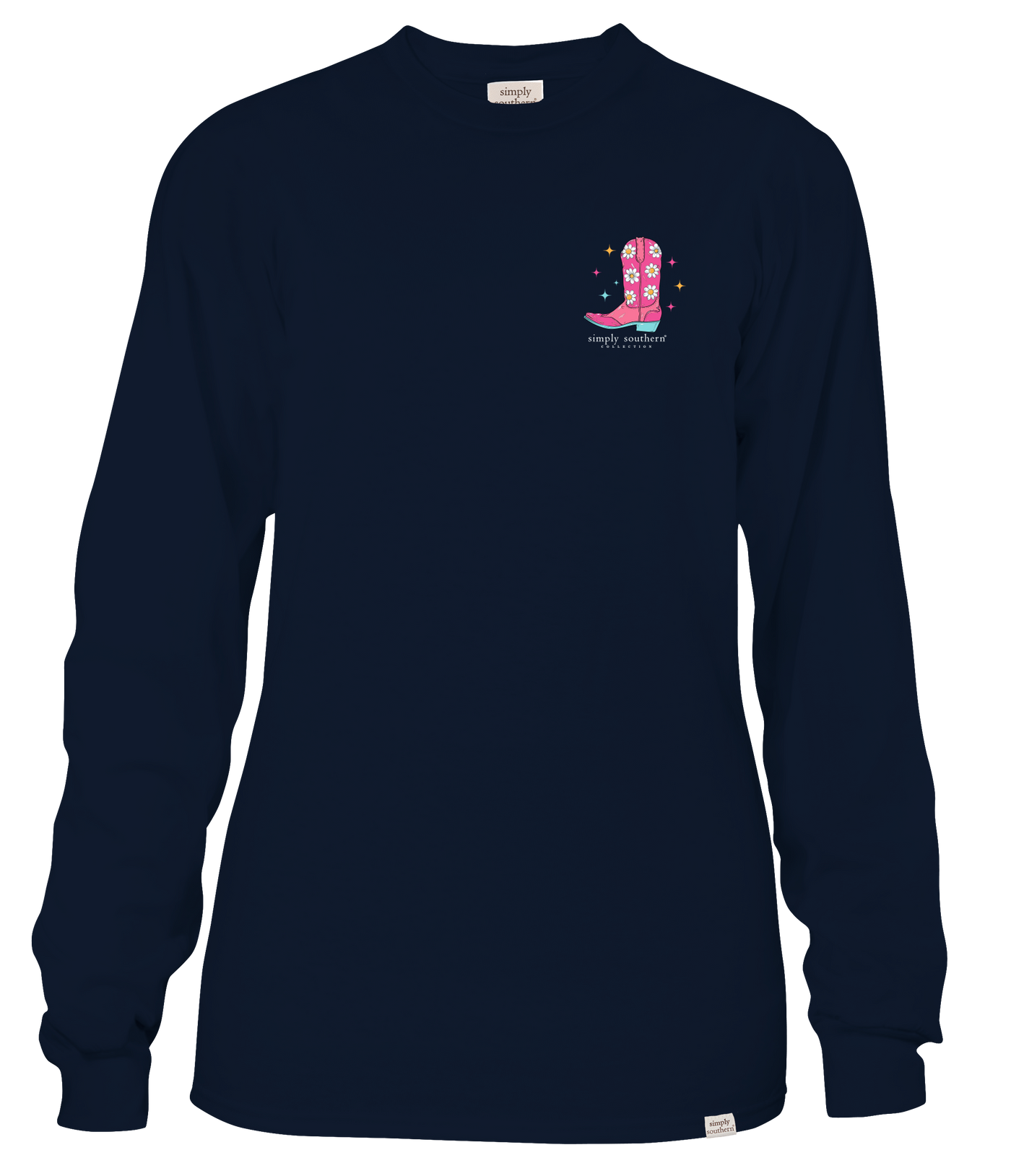 Simply Southern Walk Navy LS - YOUTH