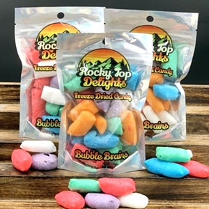Rocky Top Delights Freeze Dried Candy Bubble Brains