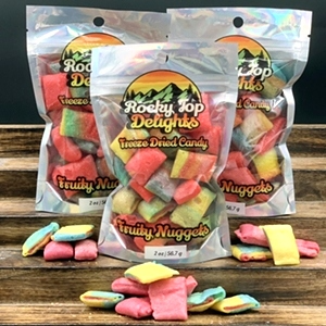 Rocky Top Delights Freeze Dried Candy Fruity Nuggets