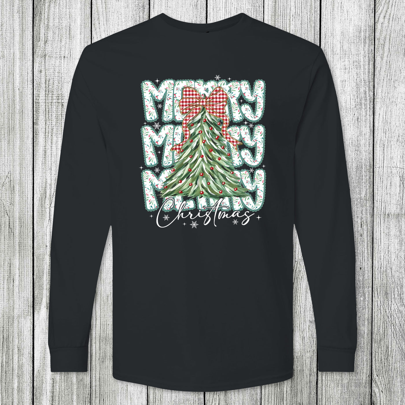 Daydream Tees Merry Christmas Tree