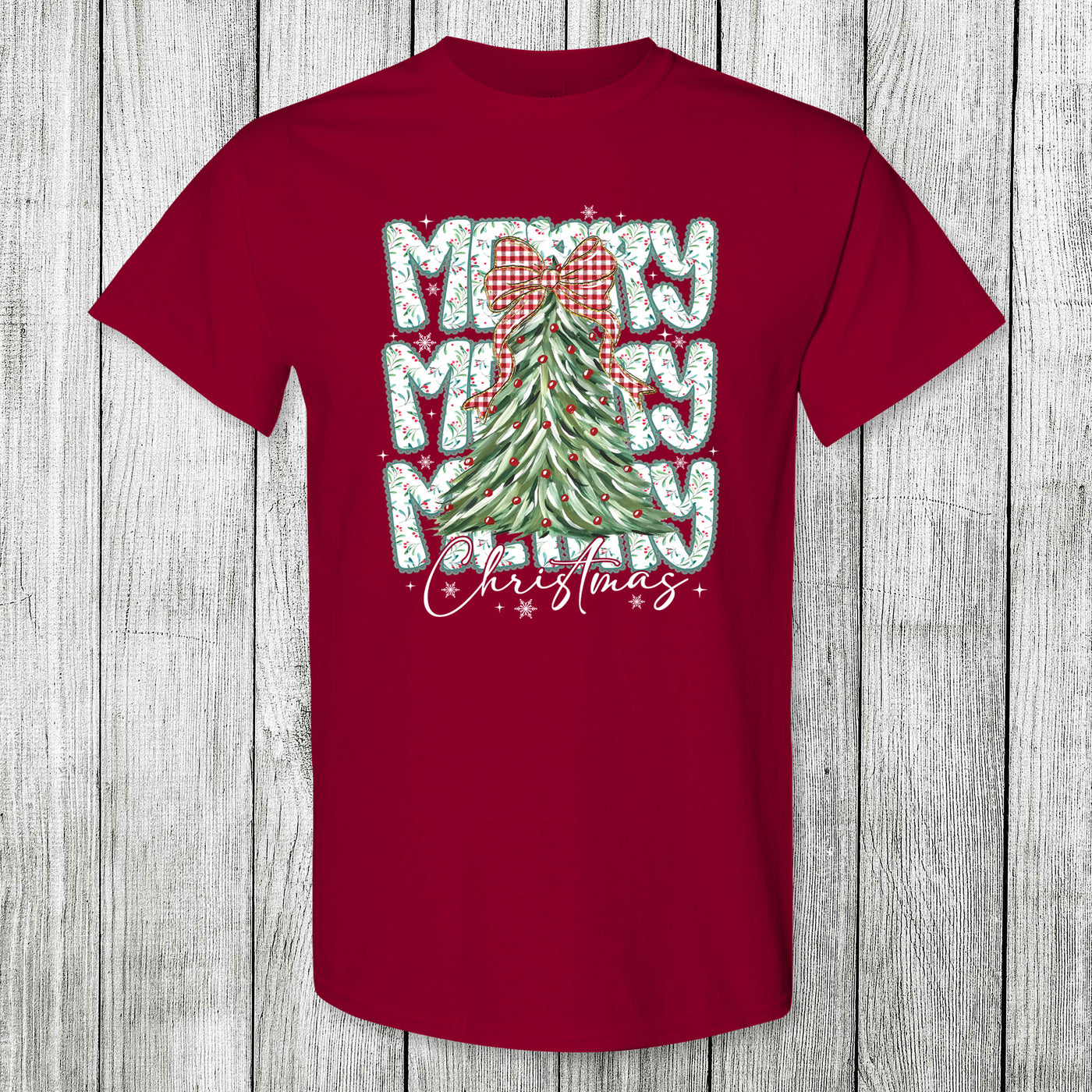 Daydream Tees Merry Christmas Tree