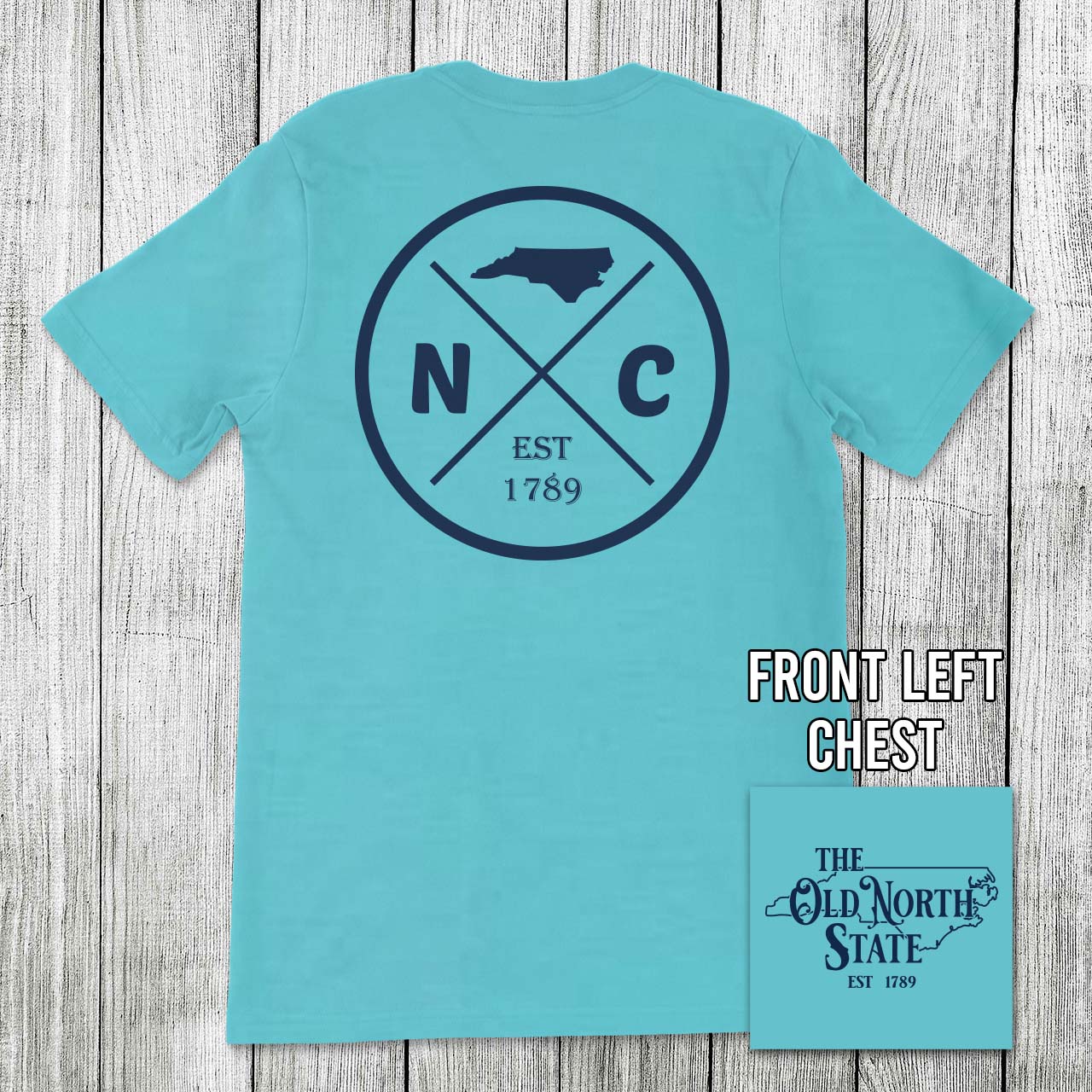 The Old North State - NC Circle Logo – Girls Round Here