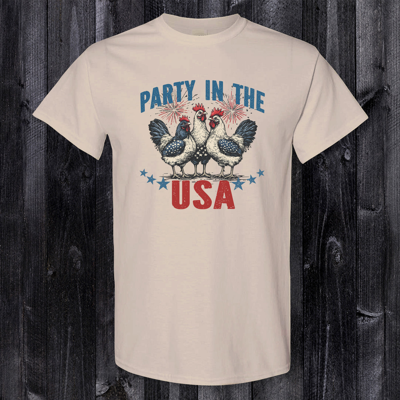 Daydream Tees Party in the USA Sand